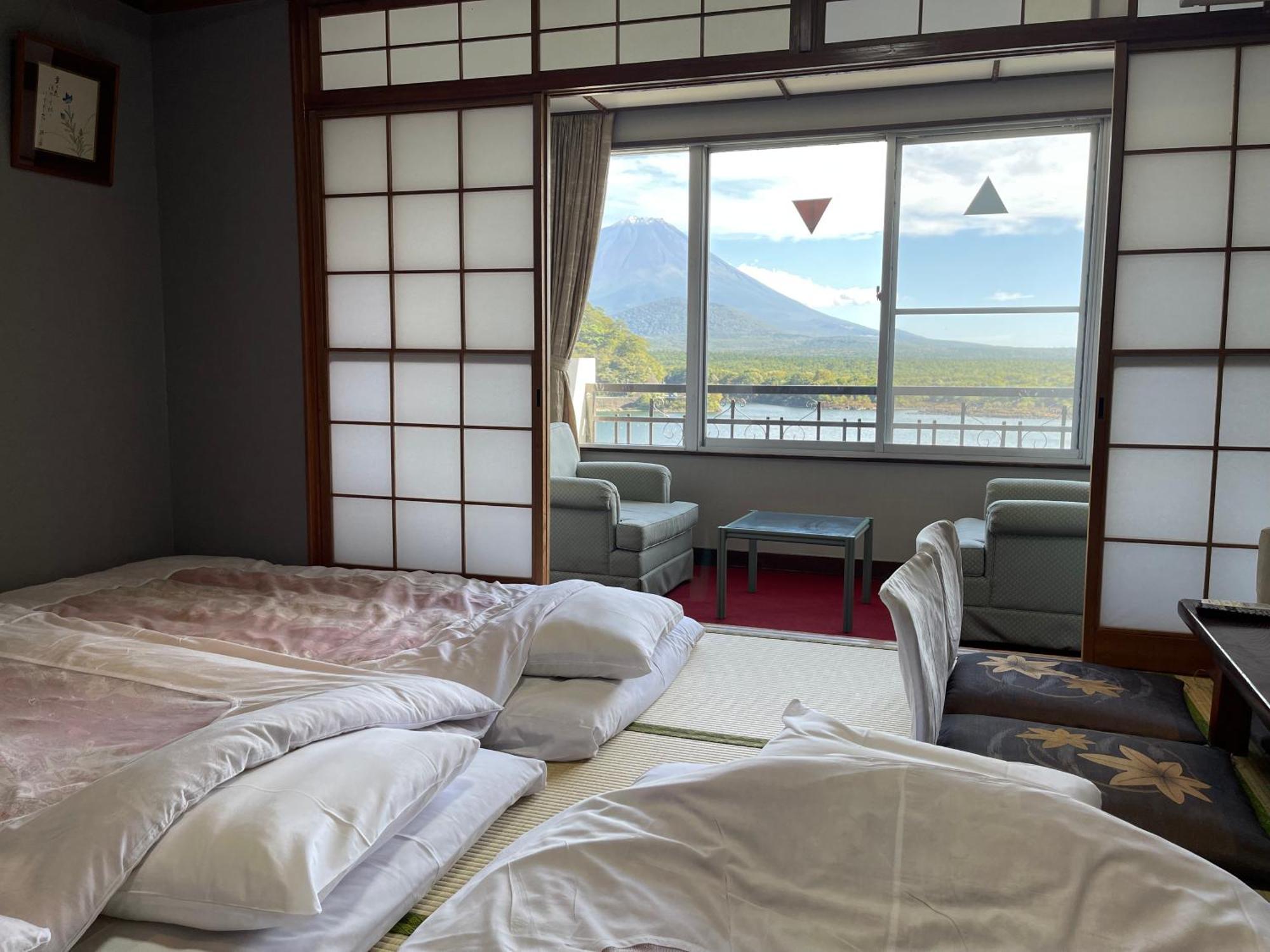 Shoji Lake Hotel Fujikawaguchiko Bagian luar foto